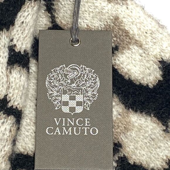 Vince Camuto NWT leopard/ cheetah animal print crew neck sweater size M - Picture 10 of 16